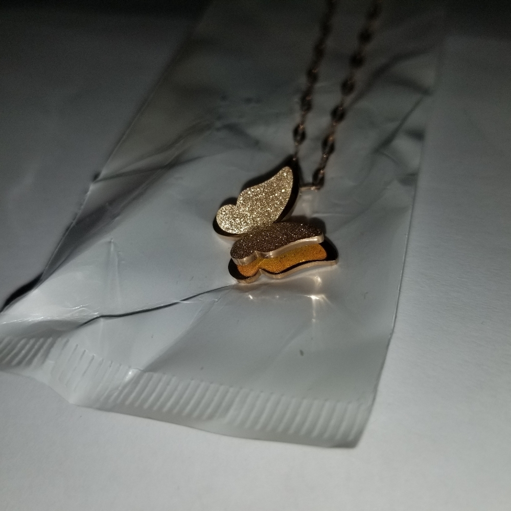 3D Butterfly Necklace